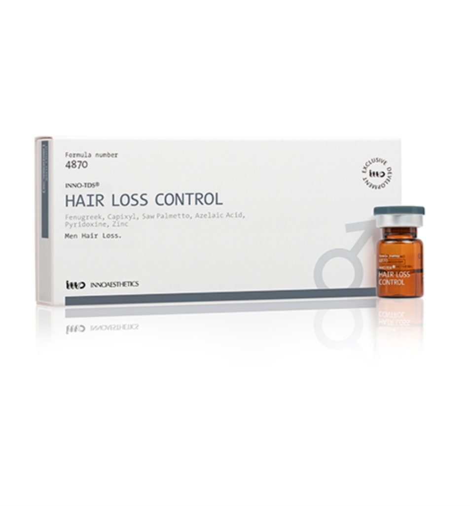 کوکتل درمان ریزش موی مردانه اینواستتیک هیر لاس ( HAIR LOSS CONTROL ) اورجینال اسپانیایی دارای لیبل وزارت بهداشت