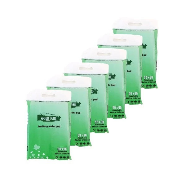 زیر انداز بهداشتی سایز 90*60 (بسته 5 عددی)