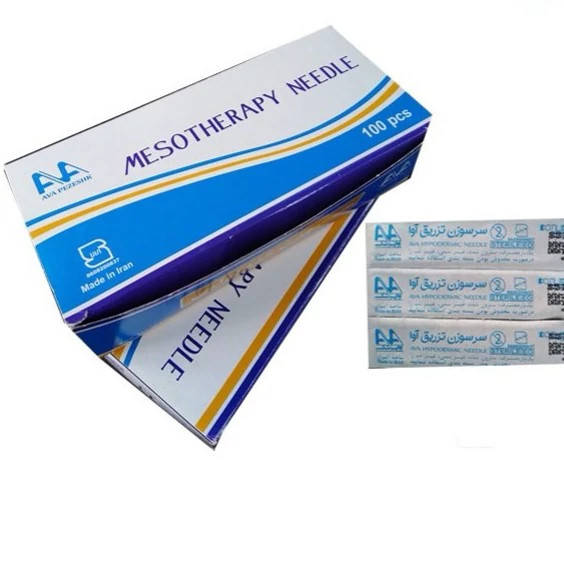 سرسوزن مزوتراپی آوا گیج 27 طول 13 میلیمتر (بسته 100 عددی)