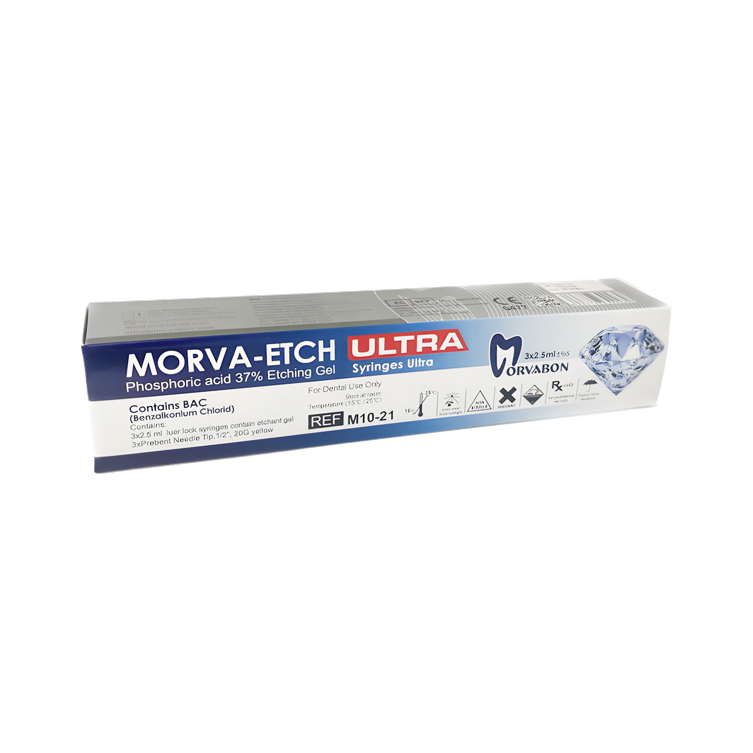 اسید اچ مروابن مدل Morva Etch Ultra حجم 7.5 میلی لیتر بسته 3 عددی