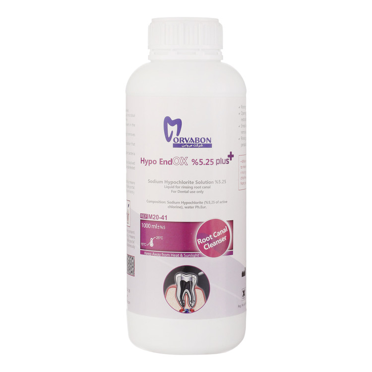 محلول هایپو کلرید سدیم مروابن مدل Hypo Endox حجم 1000 میلی لیتر