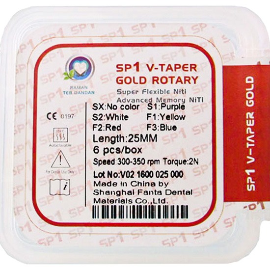فایل روتاری SP1 گلد Fanta Dental GOLD