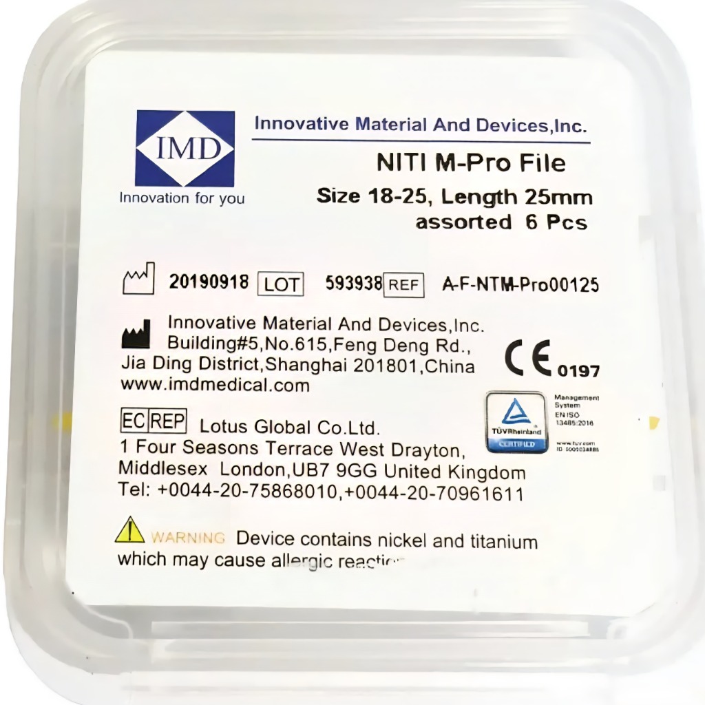 فایل روتاری NiTi M-Pro  برند IMD