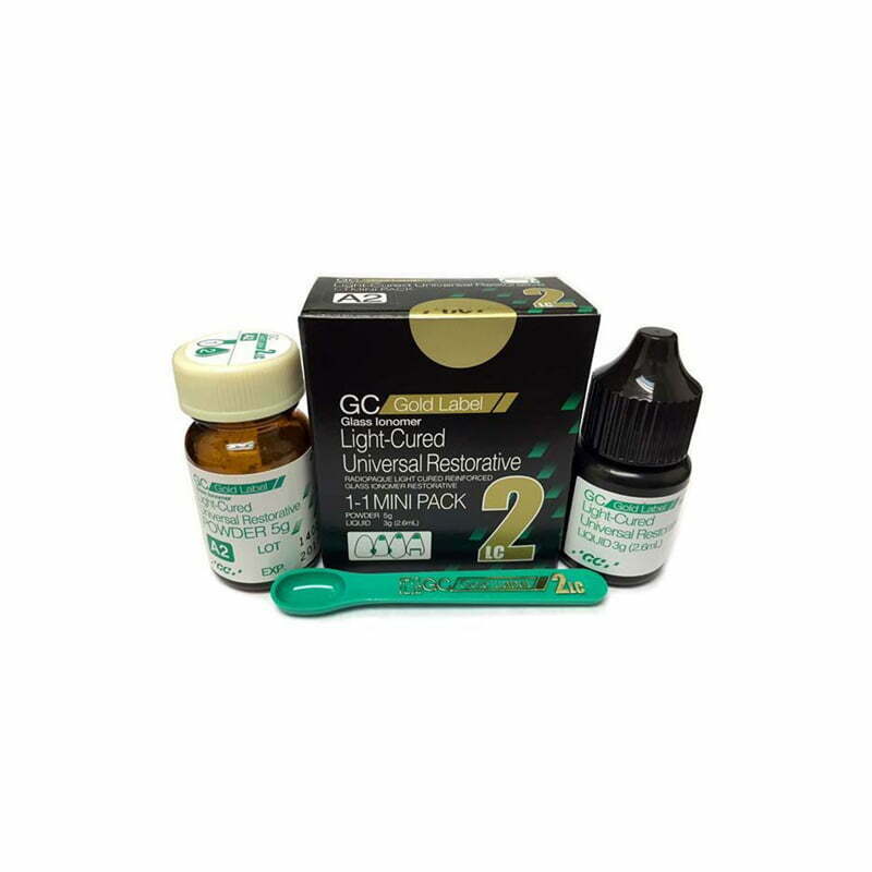 گلاس آینومر ترمیمی GC گلد لیبل 2 (GC Gold Label 2 Universal Restorative)