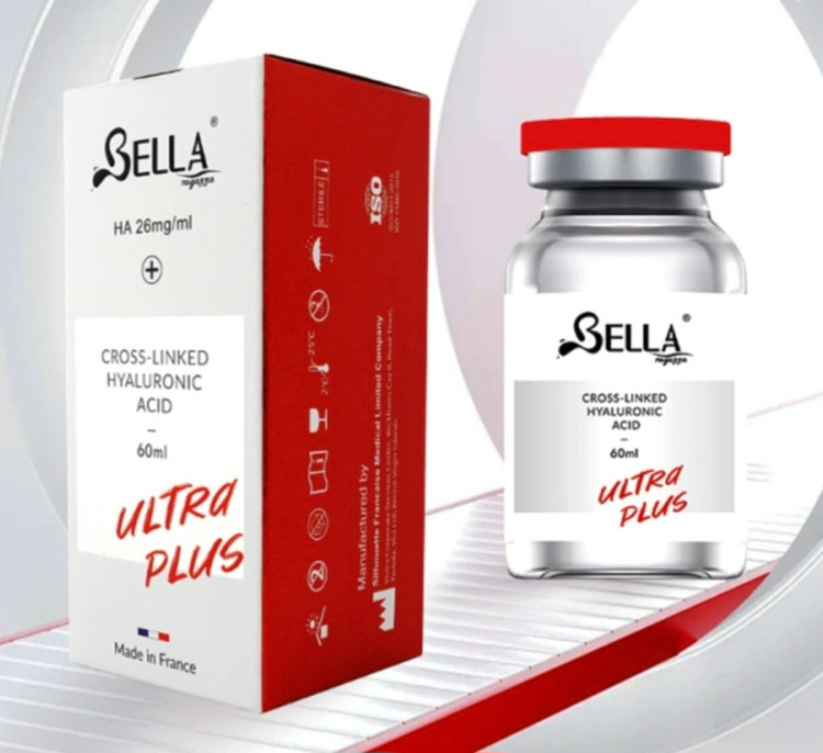 ژل بلا الترا پلاس bella ultra plus حجم ۶۰ سی سی جهت تزریق برای نواحی مختلف بدن