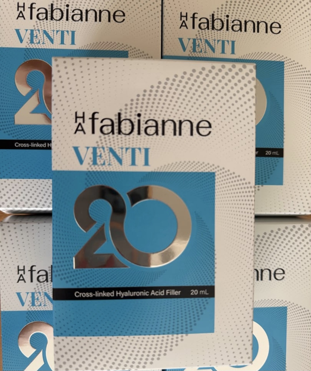 ژل فیلر فابیاناونتی ۲۰ سی سی fabianne venti مناسب تزریق صورت ابرسانی جوانسازی