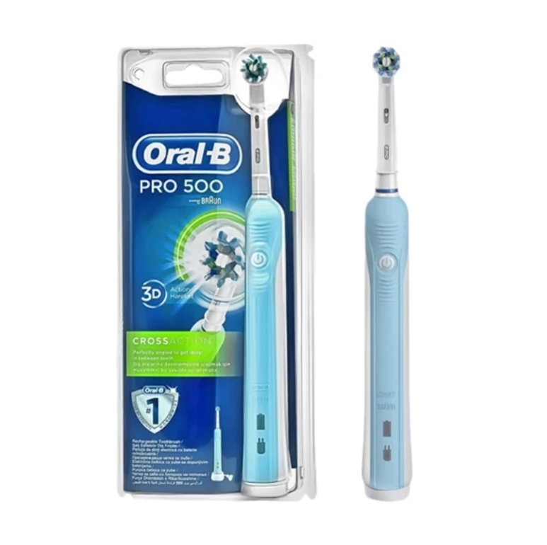 مسواک برقی اورال بی oral b مدل pro 500 cross action 3d