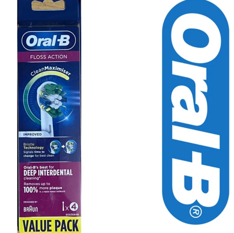سری مسواک برقی ارال بی 4 عددی oral-b floss action