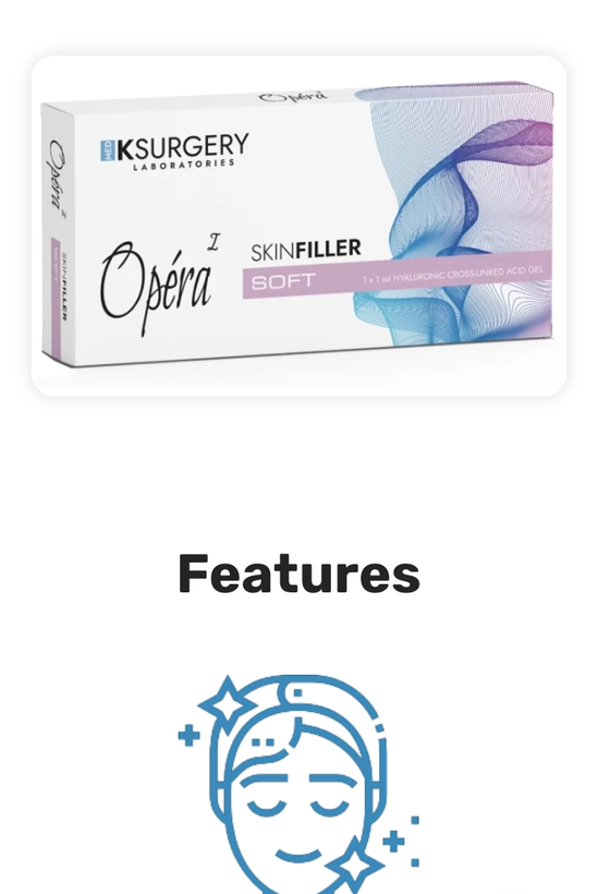 ژل فیلر لب برند اپرا تک سی سی OPERA SOFT