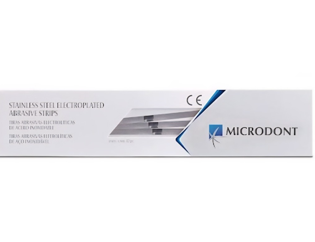نوار پرداخت آمالگام دوطرفه Microdont Stainless Stee )l Strip double face